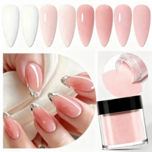 10g Bubuk Kristal Kuku Nude 4 Warna, Bubuk Kristal Halus Serbaguna untuk Dekorasi Seni Kuku - MultiWarna - View 4