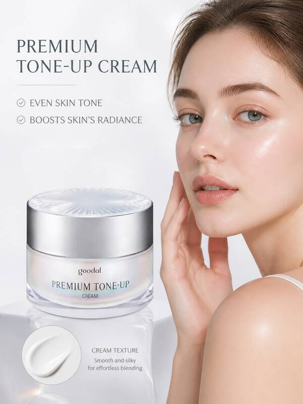 CLIO Goodal Snail Tone-Up Cream 50ml Improves Dull Skin Tone And Refines Complexion. A Two-In-One Face Cream For Makeup Base And Everyday Wear.