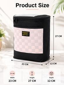 Motorcycle Scooter Front Storage Bag, Touch Screen Phone Window Handlebar Organizer Pouch, 23 X 27 X 12 Cm Zippered Hanging Bag With Front Pocket And Detachable Shoulder Strap For Electric Scooter, Moped, E-Bike, Daily Commuting Accessories - A - View 10