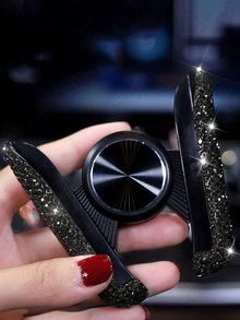 1pc Car Phone Holder, Interior Accessory, Car Phone Mount, Gravity Air Vent Phone Holder - A - View 9
