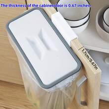 1 buah Gantungan Tempat Sampah Dapur untuk Pintu Kabinet, Gantungan Tempat Sampah untuk Penyimpanan Kantong Sampah, Perlengkapan Rak Penyimpanan Dapur - MultiWarna - View 4