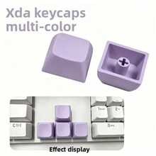 Purple PBT XDA Profile Keycap 30/50/100Pcs Mechanical Keyboard DIY Replacement Key Caps Kit Universal Gaming Keyboard Accessories With Free 2-In-1 Keycap Switch Puller - View 7