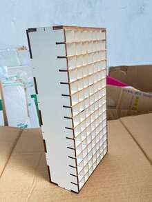 Large Wooden Colorful Marker Set Storage Box, Suitable For School Projects, Art Classes And Student Artists - 240-grid Storage Box-1pcs - View 9