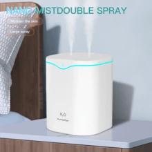 2000ml Large Capacity Dual Mist Aromatherapy Diffuser, USB Powered Humidifier, Home Decor, Student Dorm Air Humidifier, Back To School Gift - A - View 15