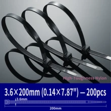 Nylon Cable Tie, Self-Locking Zip Tie, Multiple Sizes Available - Self-locking Nylon Cable Ties - View 46
