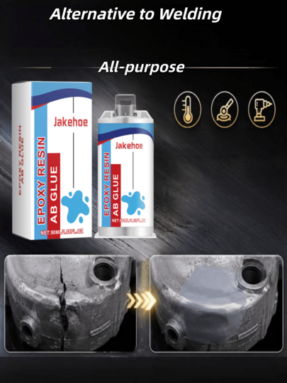 Epoxy Resin AB Adhesive, Tile & Pipe Surface Crack & Gap Repair AB Glue Leak-Proof Filler, Super Strong Adhesion, Long-Lasting Project Maintenance, Convenient & Quick For Home Daily Repairs, Multi-Purpose Use, Practical Gift For Family And Friends