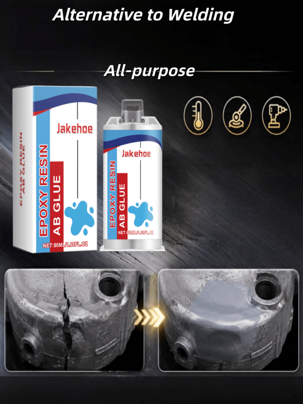 Epoxy Resin AB Adhesive, Tile & Pipe Surface Crack & Gap Repair AB Glue Leak-Proof Filler, Super Strong Adhesion, Long-Lasting Project Maintenance, Convenient & Quick For Home Daily Repairs, Multi-Purpose Use, Practical Gift For Family And Friends