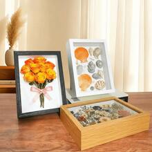 Multi-Color 3D Photo Display Box, 3D Photo Frame Display Box, Wall-Mounted Display Box, Detachable Inner Frame, Suitable For Wedding Souvenirs, Handmade Crafts, Tickets And Photo Display Box, Suitable For Photos And Souvenirs - Rectangle - View 4
