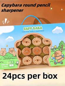 Capybara Pencil Sharpener, Random Color, Suitable For Standard Pencils, Fun Creative Capybara Shaped Pencil Sharpener, Luxury Fashion Stationery, Creative Flip Cover Design, Unique Shape, Fun Learning Supplies And Teacher Reward Gifts, Cool Soft Teacher Stationery, Convenient Small Pencil Sharpener For Students, Perfect For Back To School Season, Graduation Season - A - View 10