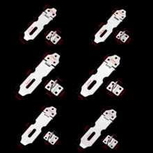 Vintage Stainless Steel Buckle Lock Strap With Lock Hole, Surface Mounted Cabinet Door Lock, Antique Lock Plate, Suitable For Wooden Doors, Main Doors, Drawers - A - View 3