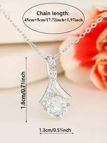 Kalung Liontin Ekor Putri Duyung "Untuk Adikku", Dilengkapi Kartu Ucapan dan Kotak Hadiah yang Indah, Aksesori Perhiasan Hadiah Natal dan Ulang Tahun - kalung buntut ikan - View 6