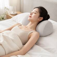 Memory Foam Neck Pillow, Cervical Support Pillow, Home Sleep Comfort Neck Pillow, Suitable For Travel And Daily Rest - Multicolor - View 5