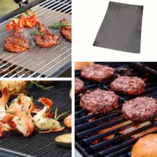 3/5pcs Non‑Stick BBQ Grill Mesh Mat, Reusable Heat Resistant Grill Mat, Cuttable Barbecue Mesh Sheet For Outdoor Picnic Camping Grilling Accessories - Multicolor - View 8