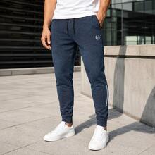 Sergio Tacchini ION Pant Track Joggers - Navy Melange B16 - Navy Blue - View 5