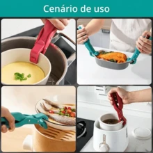 DE PANELA QUENTE E PINÇA MULTIUSO ACESSÓRIO PARA COZINHA - Visão 6