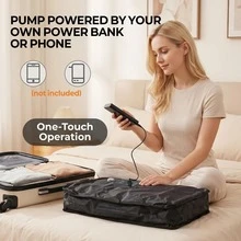 Powerful Electric Vacuum Compression Bags Airtight Travel Bags Clothing Cabinet Storage Organizer Suitcase Storage Bags Suitable For Travel And Business Trips,Travel Essential,Room Decor - View 1