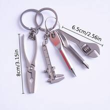 3-In-1/4-In-1/6-In-1 Multi-Function Pocket Keychain EDC Portable Mini Tool Set, Metal Adjustable Universal Wrench, Screwdriver, Pliers, Knife, Letter Opener, Tape Measure, Suitable For Home Repair, Car, Bicycle, Motorcycle Maintenance, Outdoor Hiking And Camping Backup - 5-in-1 Mini Tool - Pliers - View 10