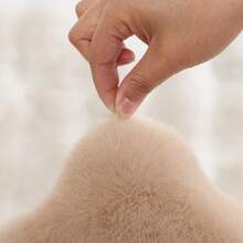 Soft Fluffy Faux Fur Rug, Suitable For Bedroom, Living Room, Room Decor, Plush Bedroom Rug, Washable, Non-Slip, Cute Rug, Living Room Rug, Bedroom Rug, Bedside Rug, Faux Fur Rug, Decorative Rug, Bedroom Decor, Long Pile Rug, Home Decor, Autumn Home Decor, Room Decor - Camel - View 4