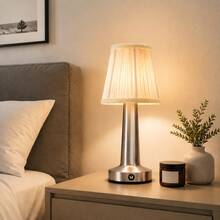 Rechargeable Smart Night Light, USB Charging Port, Touch Switch Control, 3-Color Light Switching, Stepless Dimming, Compact Metal Desk Lamp, Non-Slip Base Design, Suitable For Bedroom/Living Room/Bathroom/Dining Room/Office Multi-Scene Lighting - Desk Lamp - View 11