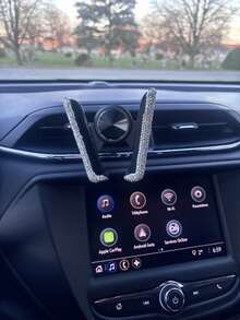 1pc Car Phone Holder, Interior Accessory, Car Phone Mount, Gravity Air Vent Phone Holder - A - View 5