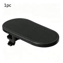 Soporte de extensión para brazo de escritorio con abrazadera, bandeja ergonómica de apoyo para el codo, soporte ajustable para el antebrazo, tablero de extensión de escritorio con abrazadera resistente, soporte para brazo para aliviar la presión de la muñeca, adecuado para oficina, juegos de computadora, estudio en casa, accesorio de actualización para escritorio de computadora - A - Ver 11