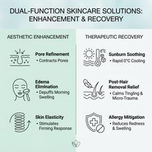 Ice Compress Device, Cold Compress, Applying Skincare Hands Free,Small Ice Hammer, Facial Lifting, Firming, Pore Shrinking, Ice Skin Device - White - View 4