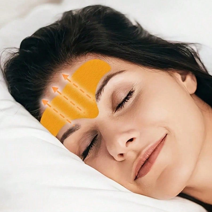 20pcs Forehead Wrinkle Patches - Non-Irritating, Firming Face Stickers, Face Patches - Multicolor - View 1