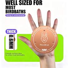 2pcs Copper Pet Water Filter Bowls, 3-Point Support Design, Made Of 99.9% Pure Copper. Suitable For Various Pets Including Dogs, Cats, Cows And Chickens. Reusable, Physical Filtration Method, Very Convenient To Use. - 2-pack [Style 1] - View 5