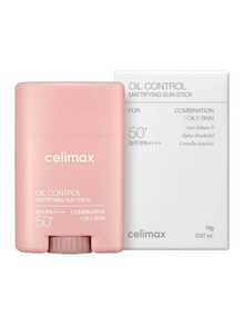 Celimax Sun Stick Anti-Brillo con Centella Asiática, Calamina y Bisabolol – Protección UV Mate para Piel Mixta a Grasa - Blanco - Ver 1