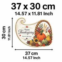 20/50Pcs Thanksgiving Fruit Basket Paper Placemats, Multi-Scene Use Table Mats, Fruit Basket Shaped Cartoon Style Placemats, Suitable For Thanksgiving, Harvest Festival Table Decoration - View 4