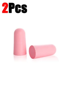 10/24/60/120pcs Foam Earplugs 32dB NRR Noise Reduction Earplugs, Suitable For Sleep, Snoring Noise Cancellation, Travel, Loud Music, Concerts, Shooting, Work, Construction, Hearing Protection - Pink - View 5