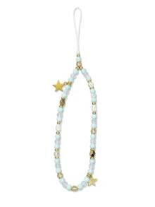 1 pieza Elegante cordón para teléfono con cuentas multicolor en forma de estrella, accesorio de teléfono, regalo de vacaciones y de uso diario - Multicolor - Ver 7