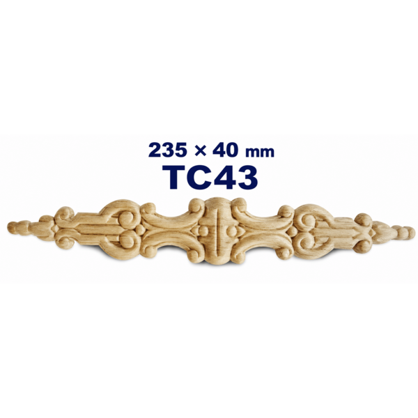 Aplicación decorativa de madera TC43
