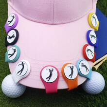Magnetic Non-Slip Waterproof Silicone Golf Hat Clip, Detachable Easy Installation, Unisex, Golf Player Gift - Multicolor - View 5