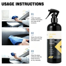 JB-XPCS Car Windshield Rearview Mirror Long-Lasting Anti-Fog Spray, Window Glass Defogging Rain Repellent Clear Vision Care Agent YT0105 - YT0105 - View 4