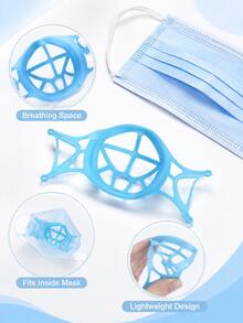 10/5/1pc Silicone Mask Inner Support, No Protective Device, Breathable, Suitable For Fitness Training Daily Protection, Prevents Mask From Sticking To Face - Mask Holder - View 2