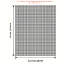 3/5pcs Non‑Stick BBQ Grill Mesh Mat, Reusable Heat Resistant Grill Mat, Cuttable Barbecue Mesh Sheet For Outdoor Picnic Camping Grilling Accessories - Multicolor - View 3