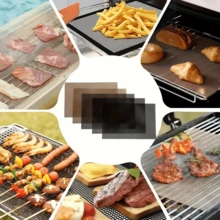 3/5pcs Non‑Stick BBQ Grill Mesh Mat, Reusable Heat Resistant Grill Mat, Cuttable Barbecue Mesh Sheet For Outdoor Picnic Camping Grilling Accessories - Multicolor - View 11