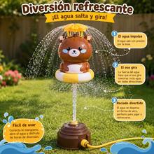 Lecute Rocket Water Sprayer Rotating Flying Game Summer Kids - Red - View 8