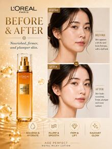 L’Oreal Paris L'Oreal Paris Age Perfect 膠原蛋白乳液，正裝 110ml/試用裝 50ml，緊緻保濕、深層補水、奢華鎖水，讓肌膚彈潤緊實，適合日常保濕護理 - COLLAGENE MILKY LOTION - 查看 10