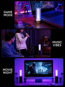 XF.Meraki Mini USB Car Ambient Light, Touch Dimming Retro Glass Bottle LED Bulb Night Light, Plug-In Car Interior Neon Decorative Light, Suitable For Bedroom, Camping, Party And Holiday Decoration - A - View 8