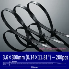 Nylon Cable Tie, Self-Locking Zip Tie, Multiple Sizes Available - Self-locking Nylon Cable Ties - View 51