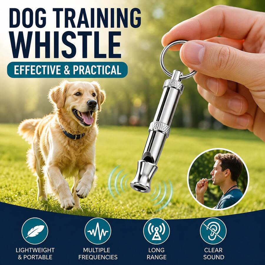 1/2PCS Dog Training Whistles, Adjustable Tone Pet Training Tool For Puppies And Dogs, Portable Obedience Training Whistle For Outdoor Recall Practice, Interactive Dog Training Accessories