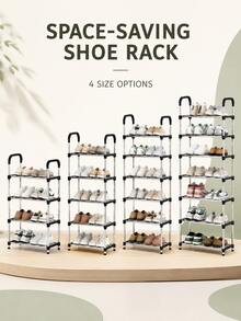 Multi-Layer Shoe Rack, Easy Assembly, Space-Saving Vertical Floor Shoe Storage Rack, Stackable 3D Shoe Cabinet Organizer, Suitable For Entryway, Corner, Bedroom, Dorm, Home Use, Large Capacity For Men's And Women's Sports Shoes, Slippers, Sandals, Boots, Easy-To-Assemble Shoe Storage Rack, Suitable For Retailers And Home Suppliers - View 5