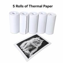 Mini Instant Camera Paper, Multi-Rolls, 4x6 Inches, 57x25mm, 55-60 Prints Per Roll - View 11