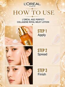 L’Oreal Paris L'Oreal Paris Age Perfect 膠原蛋白乳液，正裝 110ml/試用裝 50ml，緊緻保濕、深層補水、奢華鎖水，讓肌膚彈潤緊實，適合日常保濕護理 - COLLAGENE MILKY LOTION - 查看 11
