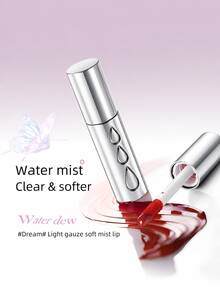 NOVO Lightweight Translucent Matte Lip Gloss, Velvet Smooth Non-Drying, Long-Lasting Color, Suitable For Daily Commute, Dates And Parties - 214#Ambiguous Milk Apricot - View 4