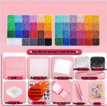 264 Colors Full Set Perler Beads Kit, (Approx. 136,000 PCS) DIY 3D Perler Beads Tool Kit, 11 Boxes Fusion Beads + Full Set Of Tools - Multicolor - View 11