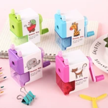 Hand-Crank Pencil Sharpener, Effortless Handheld Colored Pencil Sharpener, Ergonomic Hand-Crank Design, Suitable For School, Home And Artists - Square - View 10