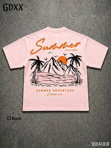 Men T-Shirts - Pink - View 5